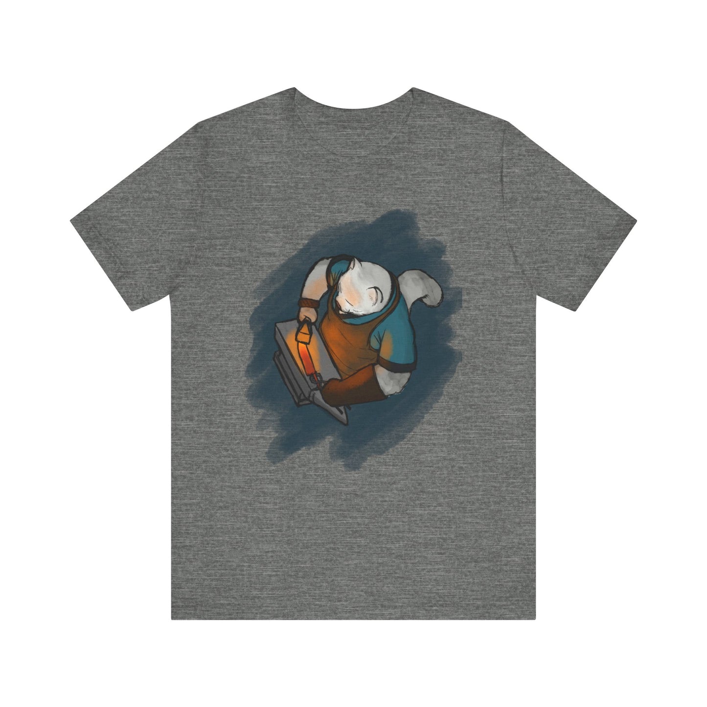 Blacksmith Cat Unisex Jersey Short Sleeve Tee