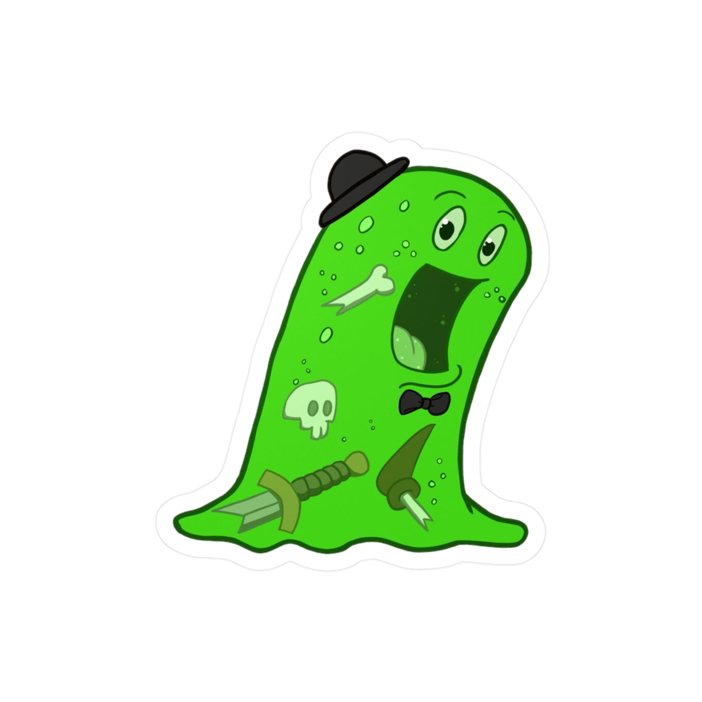 Gentleman slime sticker