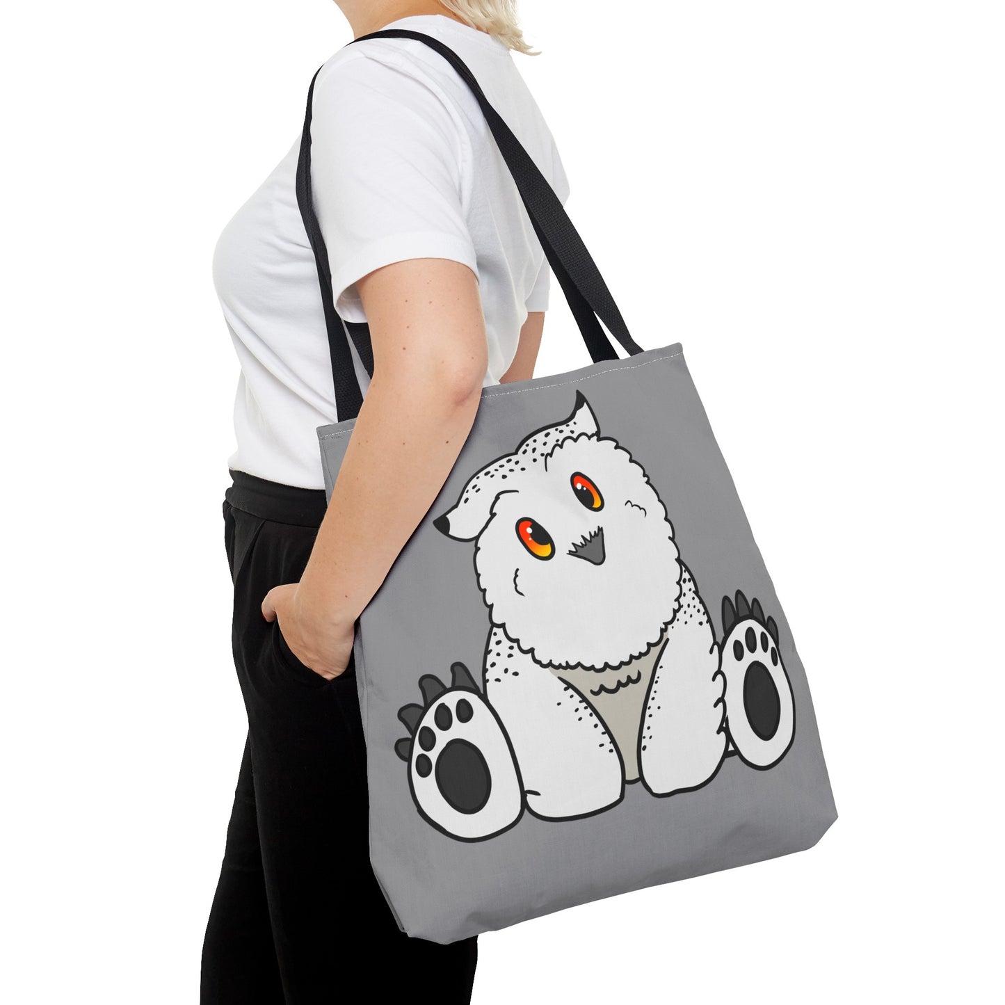 Chibi owlbear tote