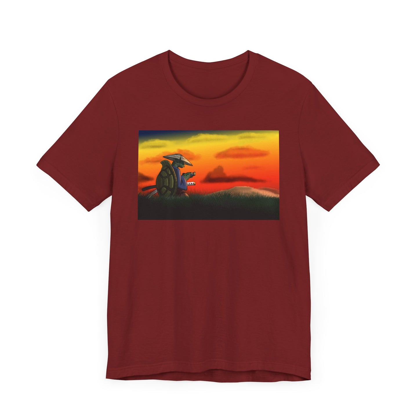 Samurai turtle Unisex Jersey Short Sleeve Tee