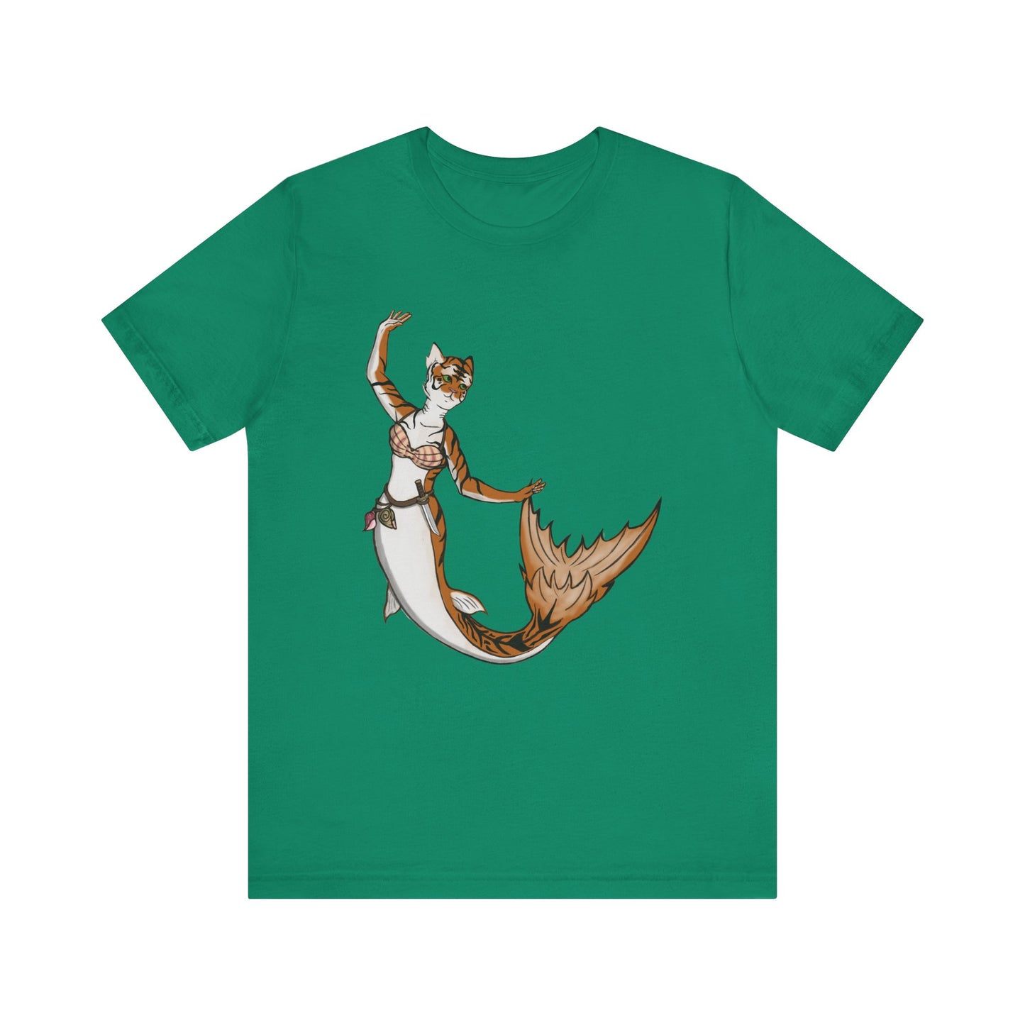 Mermaid cat Unisex Jersey Short Sleeve Tee
