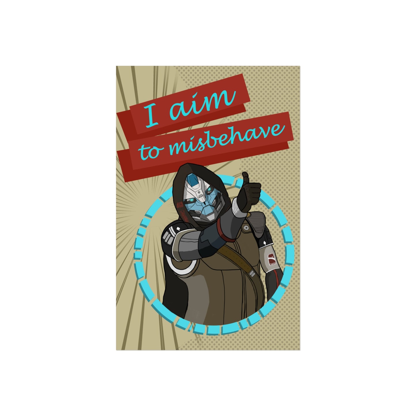 Aim to Misbehave Art Posters