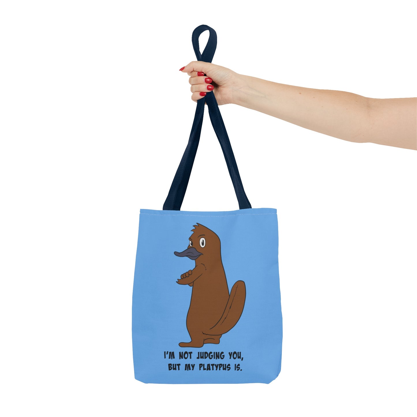 Judgy Platypus tote