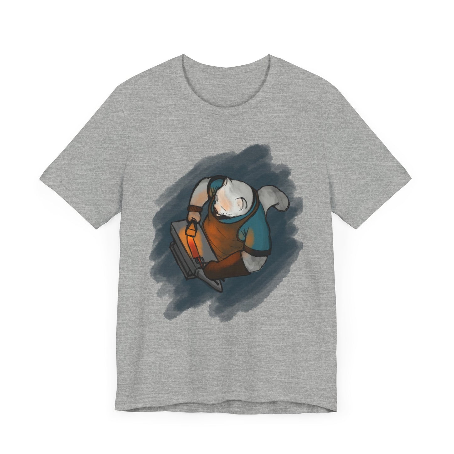 Blacksmith Cat Unisex Jersey Short Sleeve Tee