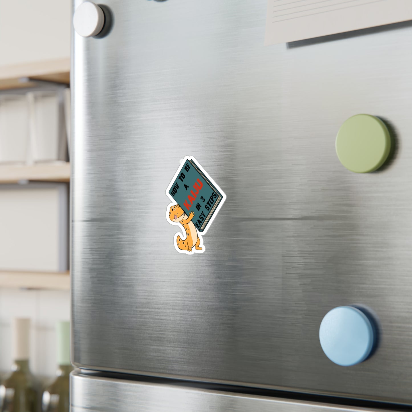 Book lizard sticker