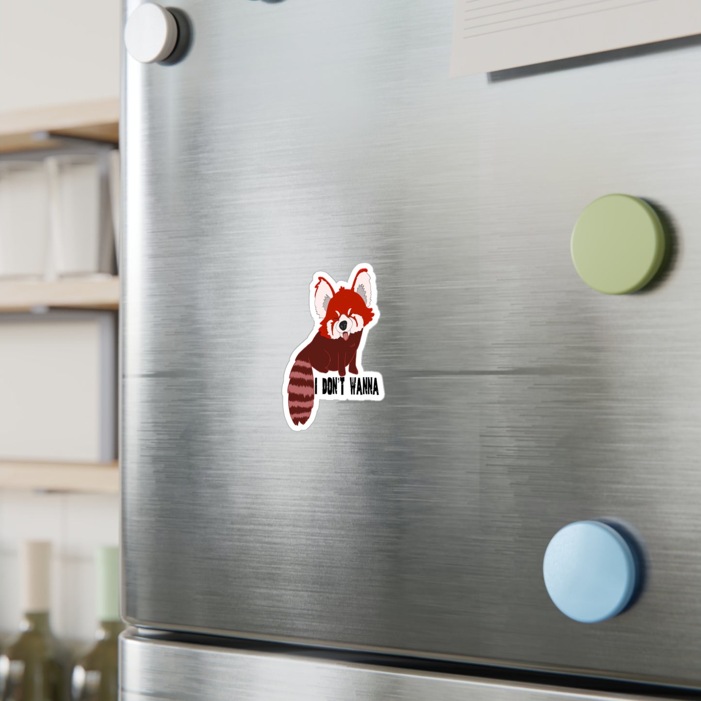 Sassy red panda sticker