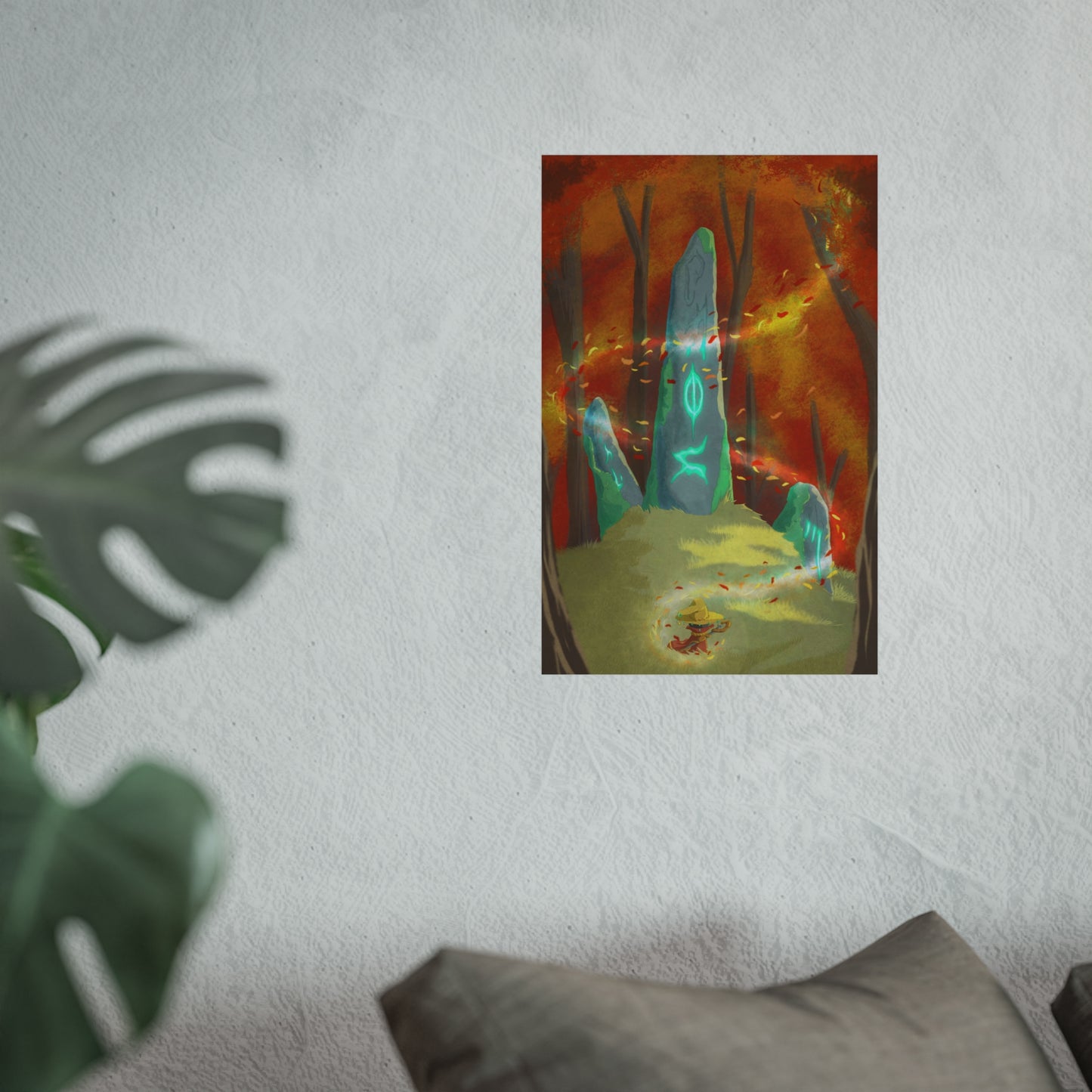 Fall wizard Art Posters