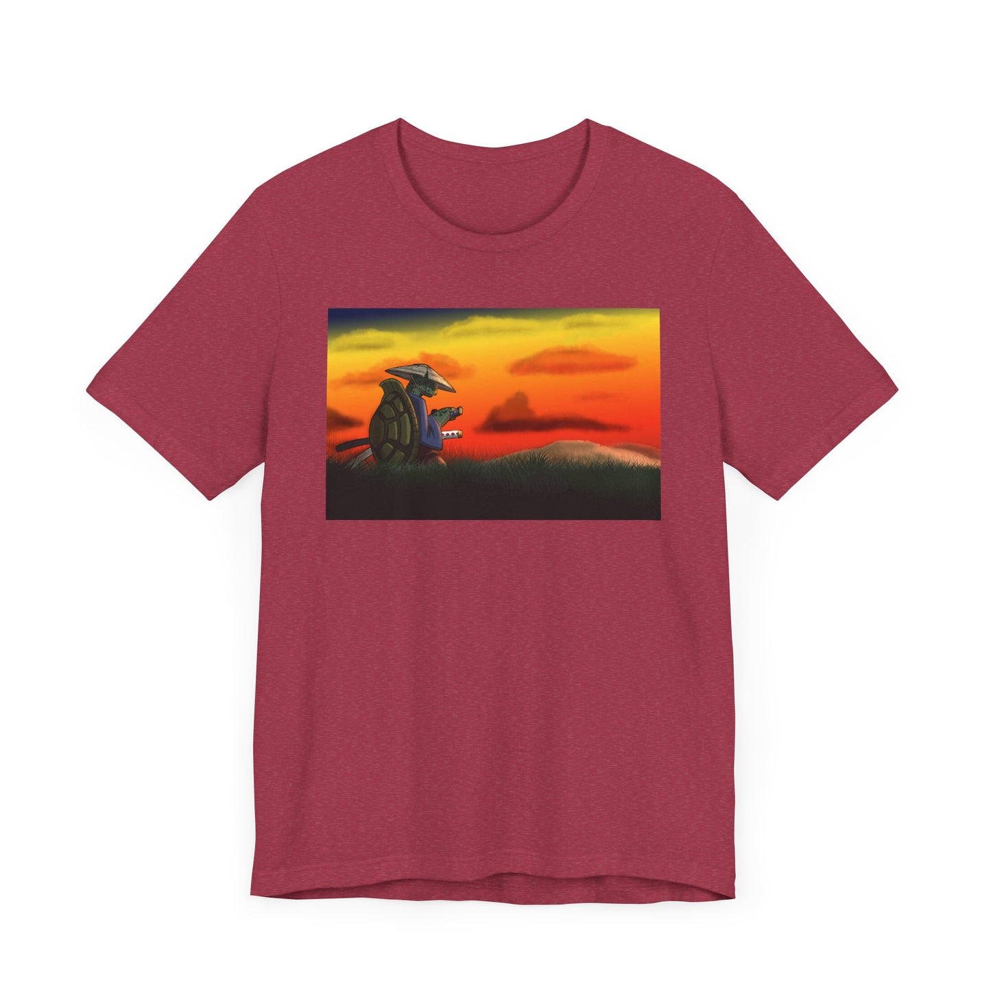 Samurai turtle Unisex Jersey Short Sleeve Tee