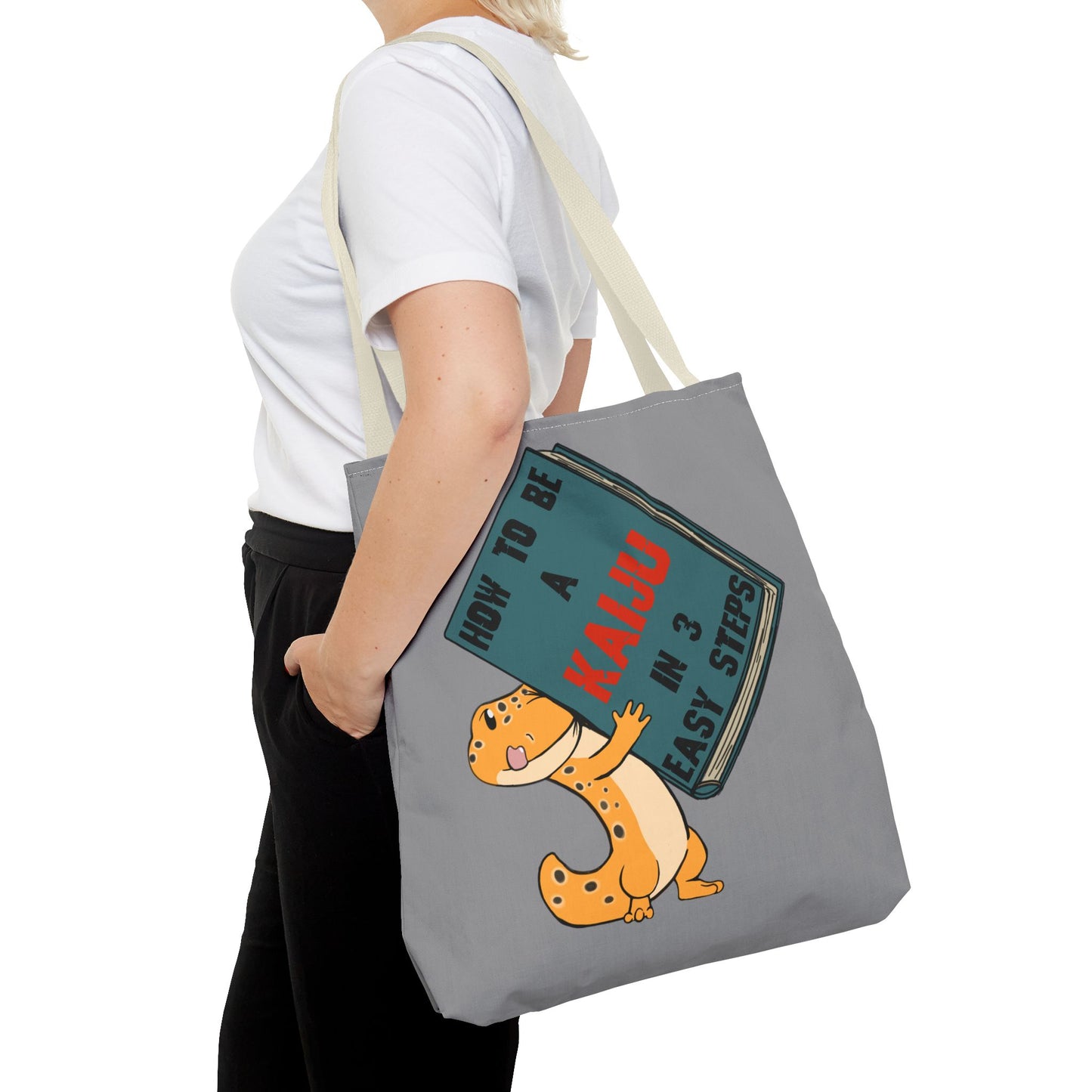 Book lizard tote
