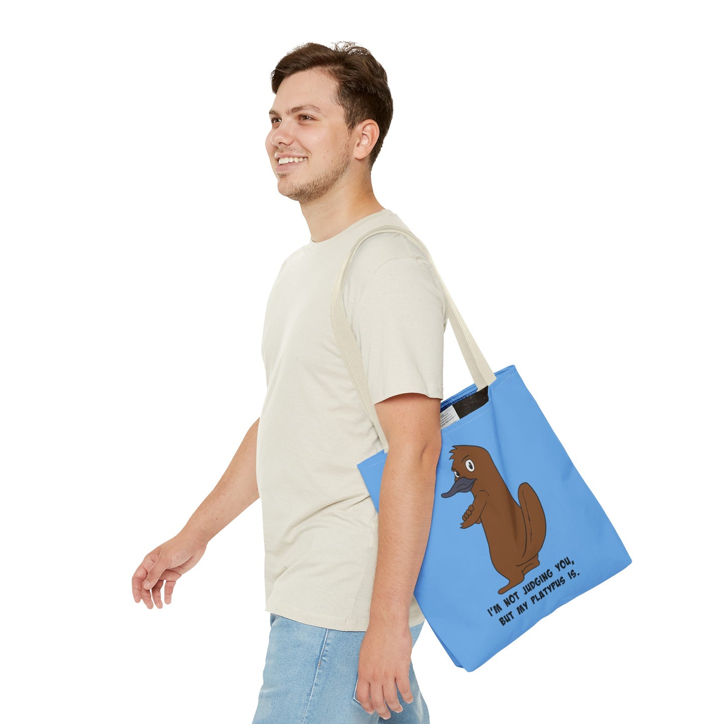 Judgy Platypus tote
