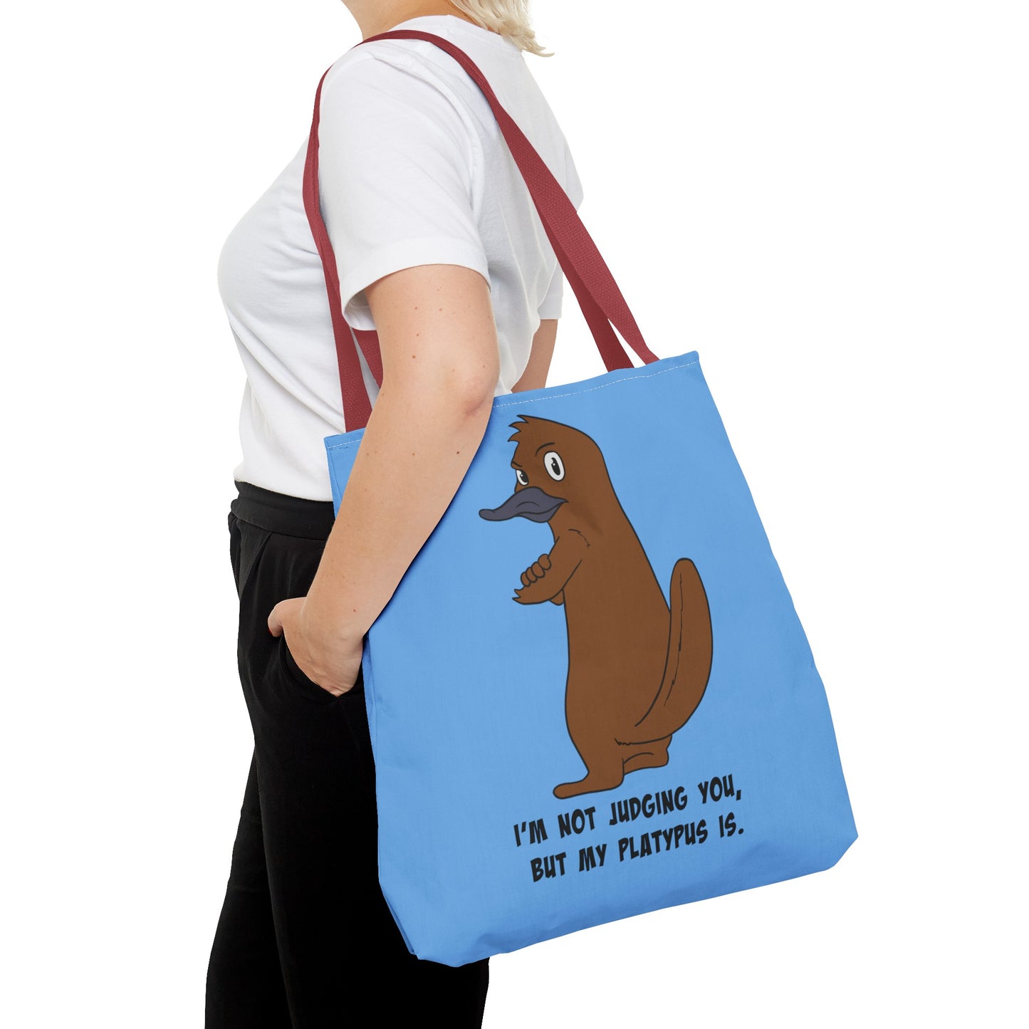 Judgy Platypus tote