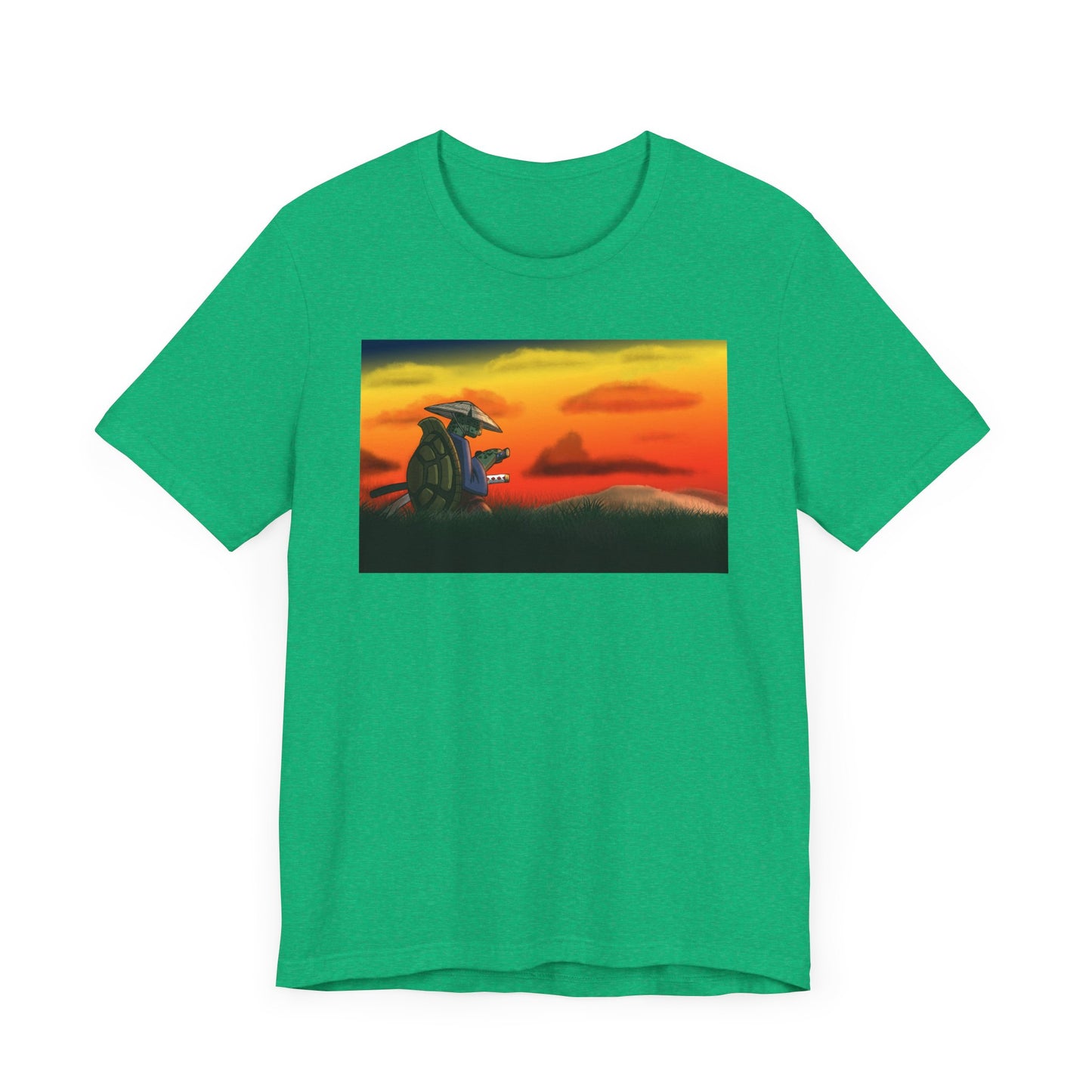 Samurai turtle Unisex Jersey Short Sleeve Tee