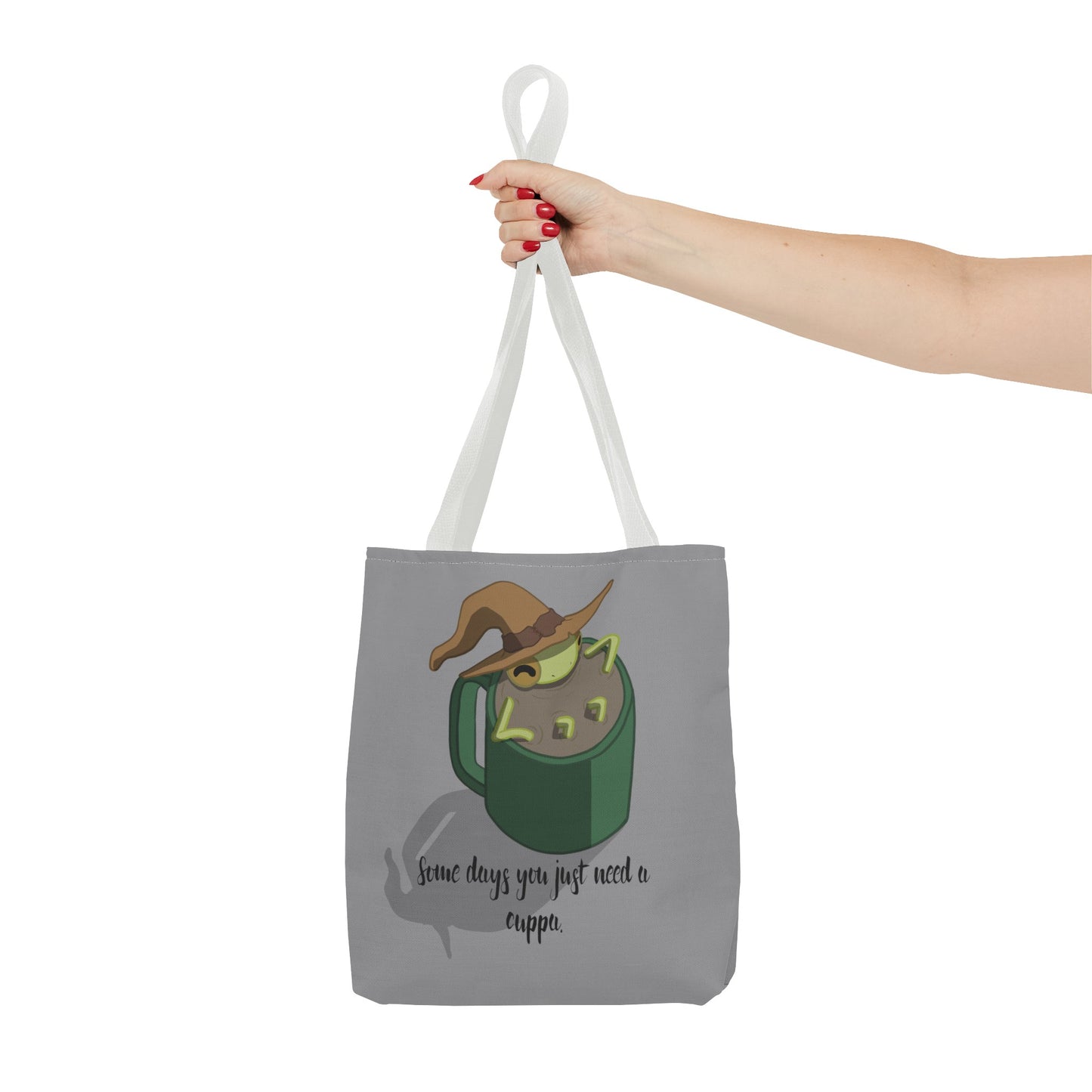Cup of tea frog tote