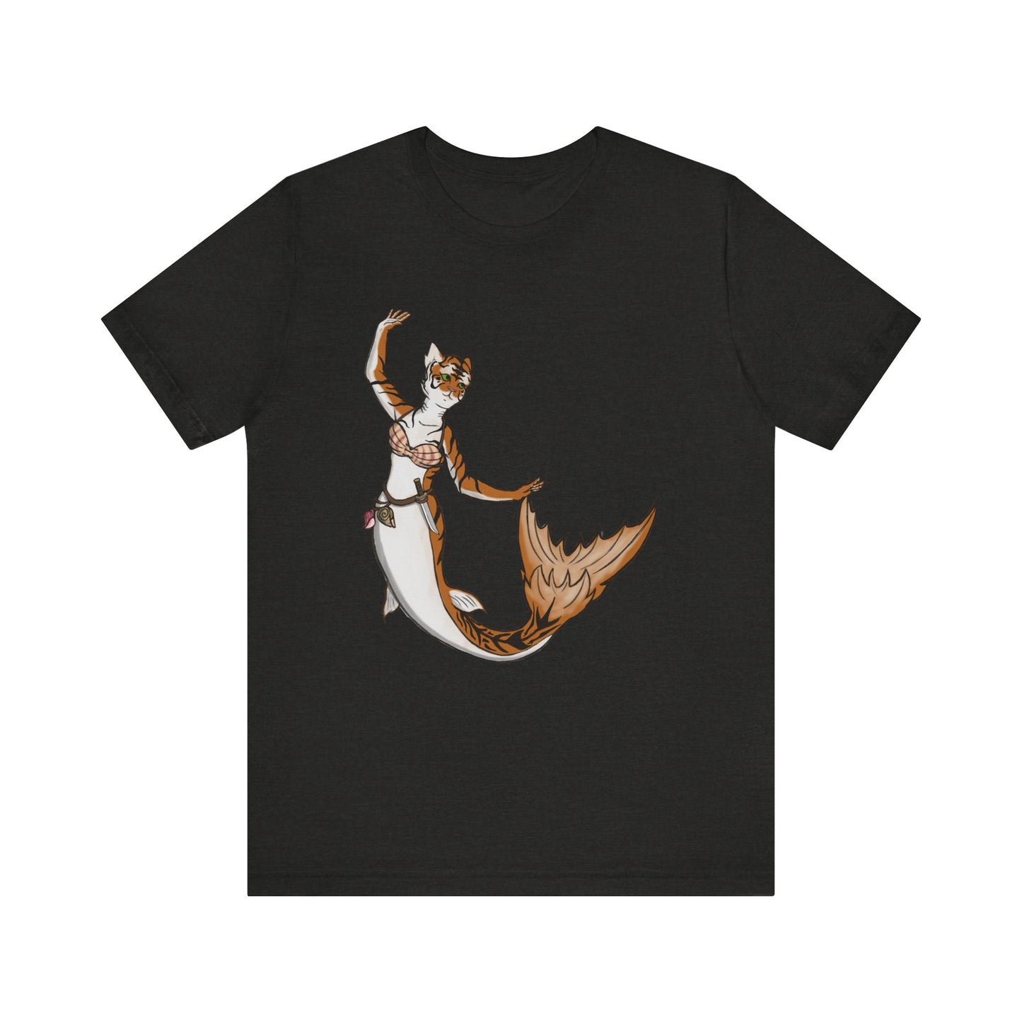 Mermaid cat Unisex Jersey Short Sleeve Tee