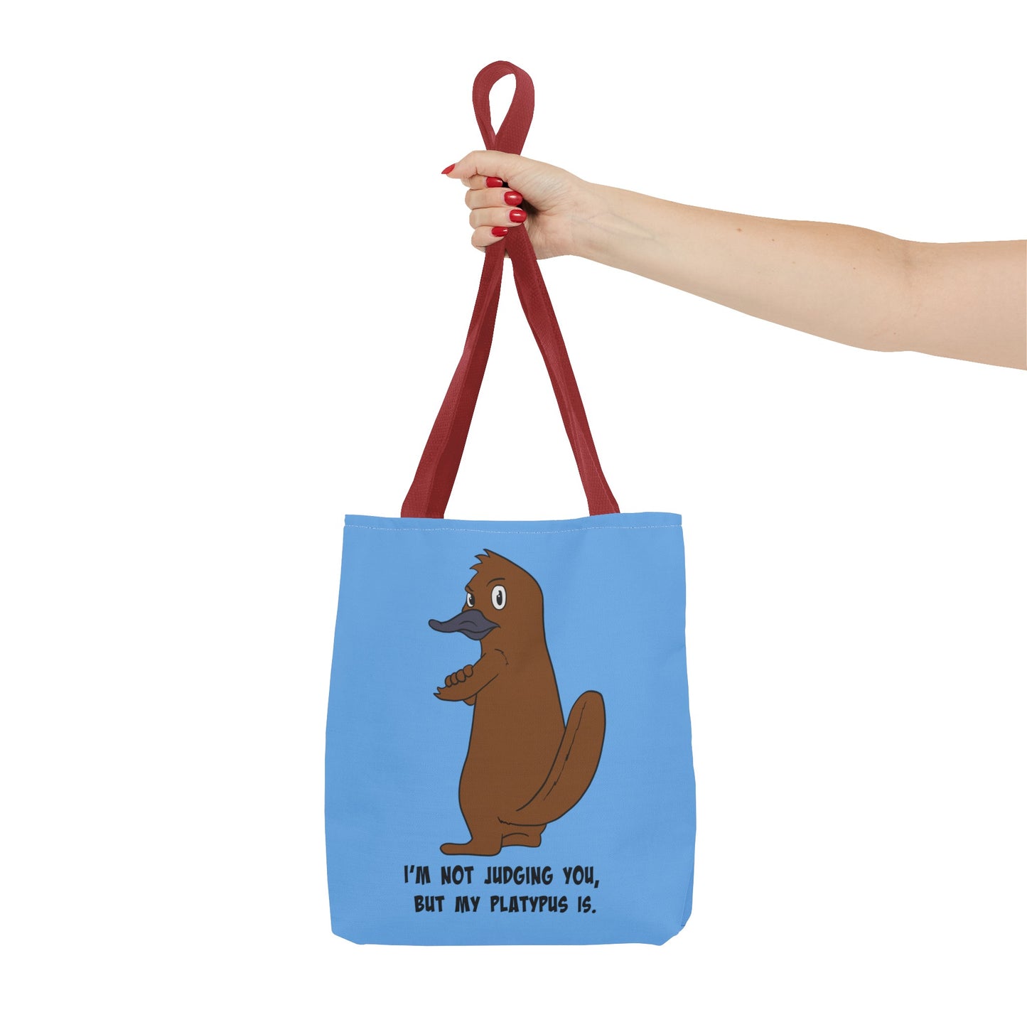 Judgy Platypus tote