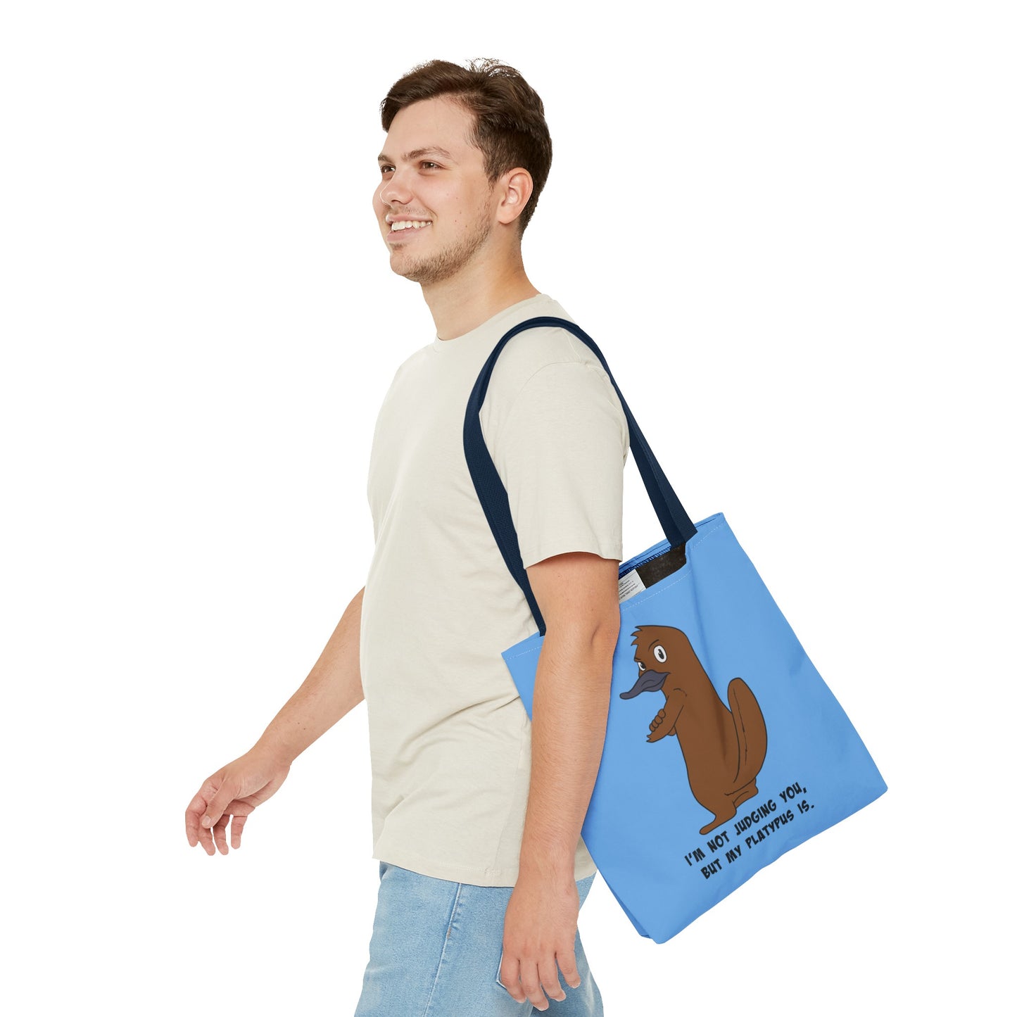 Judgy Platypus tote