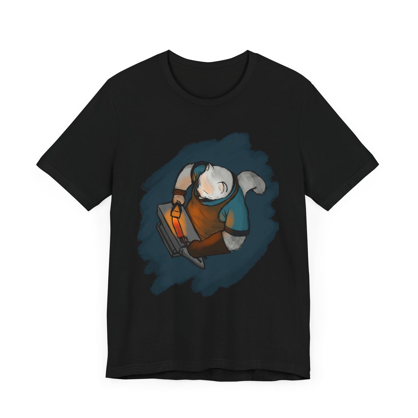 Blacksmith Cat Unisex Jersey Short Sleeve Tee