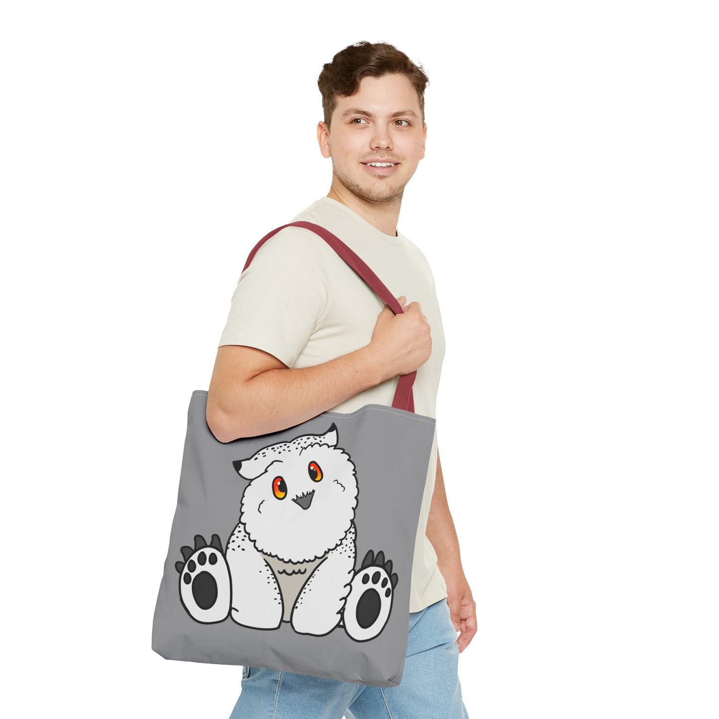 Chibi owlbear tote