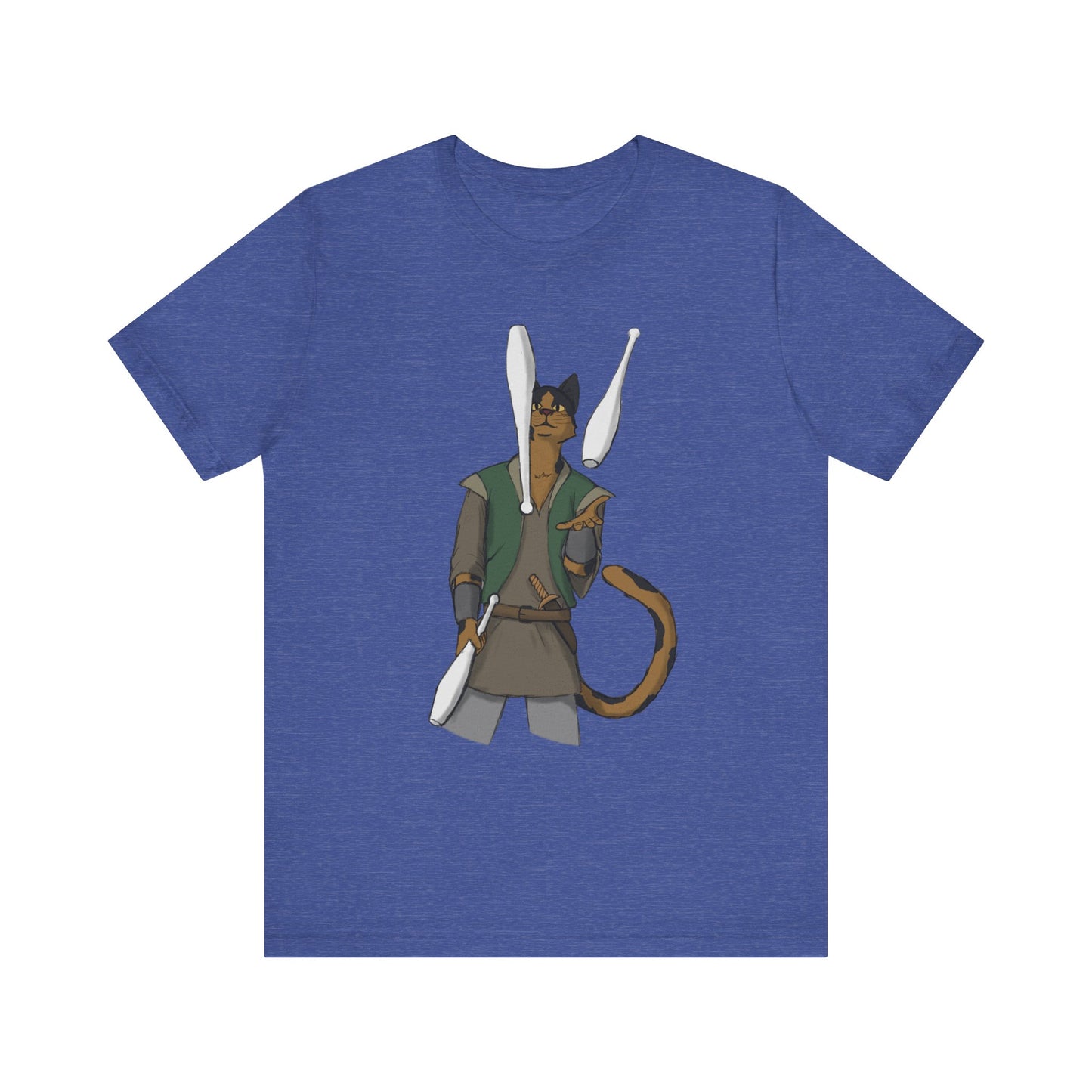 Cat juggler Unisex Jersey Short Sleeve Tee