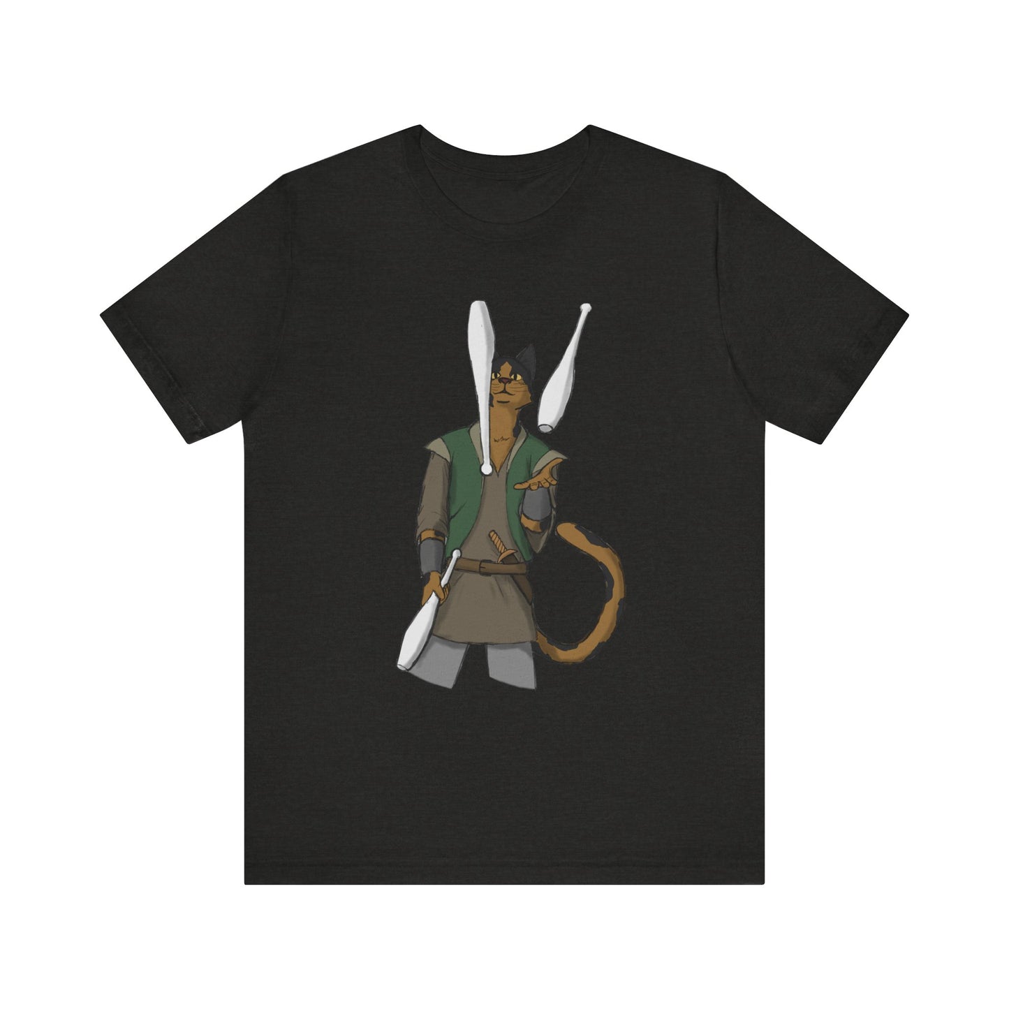 Cat juggler Unisex Jersey Short Sleeve Tee