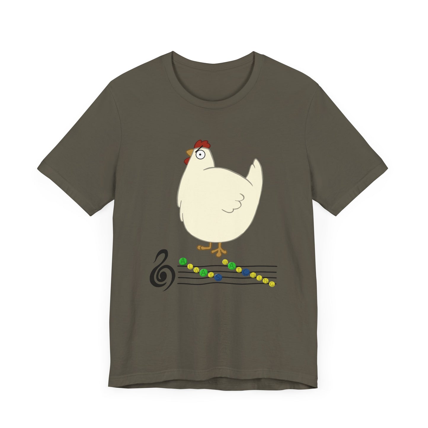 Dangerous chicken Short Sleeve Tee