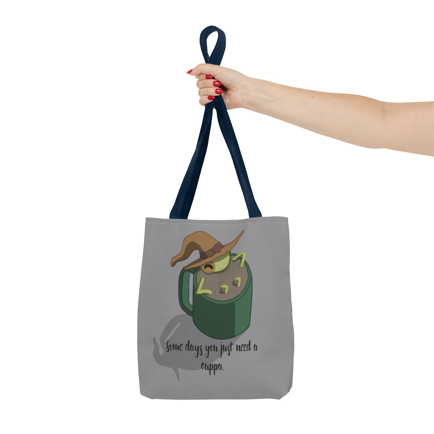Cup of tea frog tote