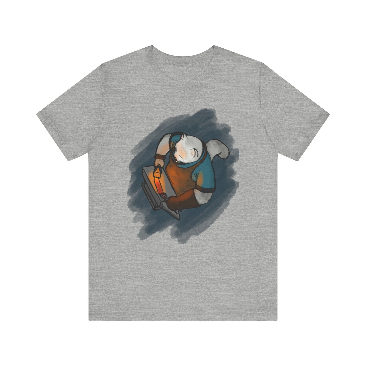 Blacksmith Cat Unisex Jersey Short Sleeve Tee