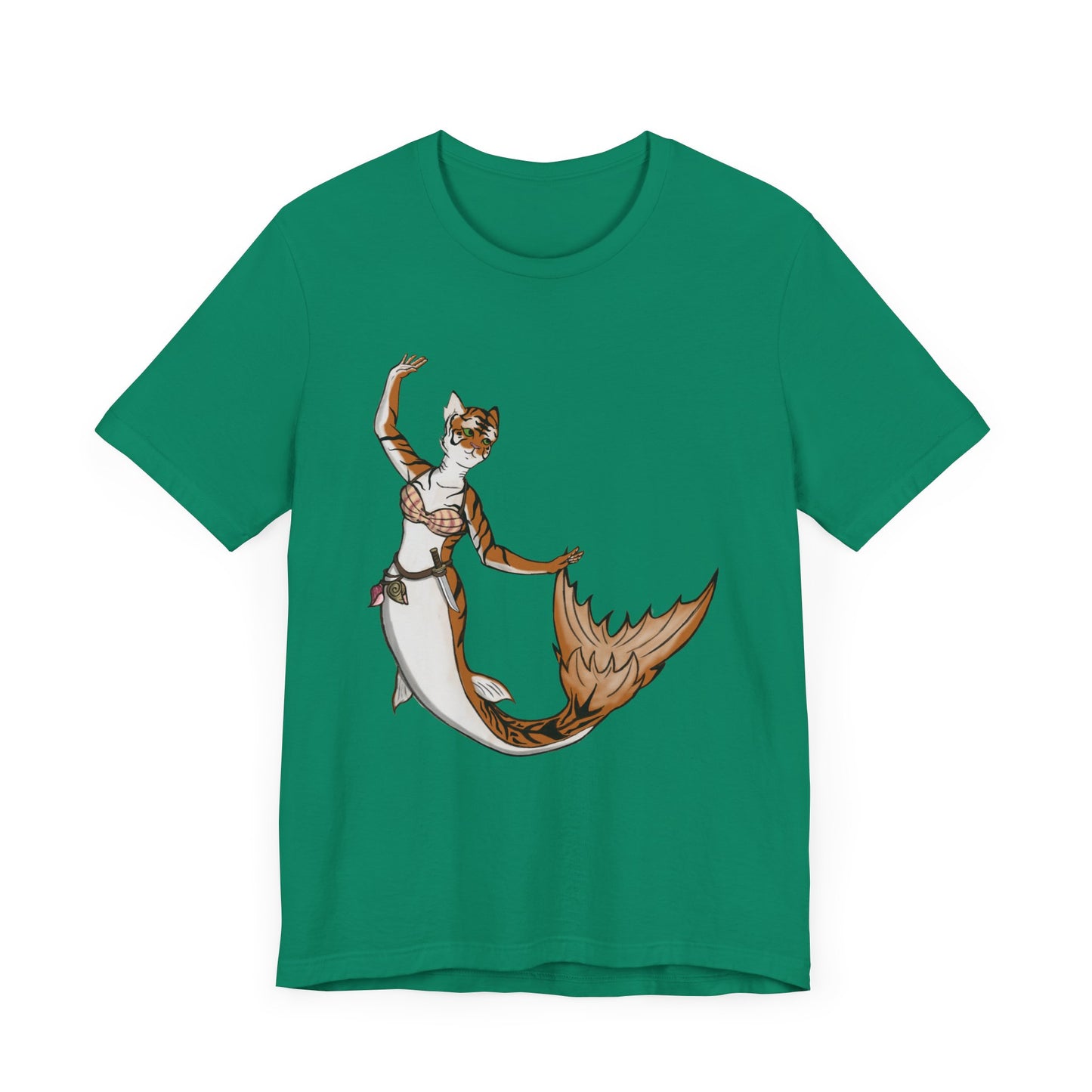 Mermaid cat Unisex Jersey Short Sleeve Tee