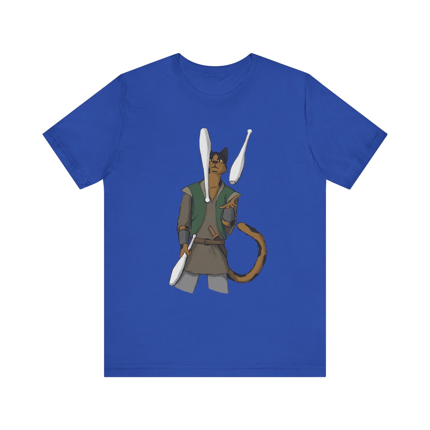 Cat juggler Unisex Jersey Short Sleeve Tee