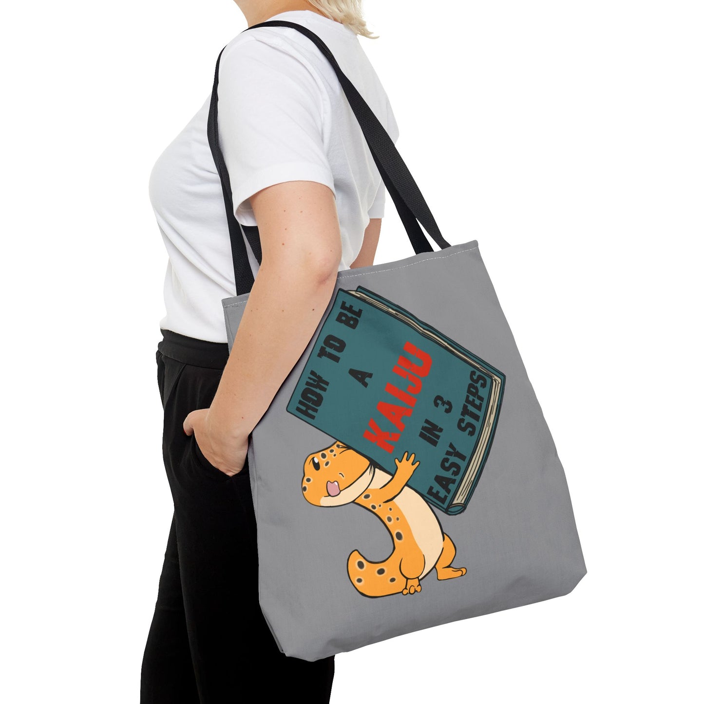 Book lizard tote