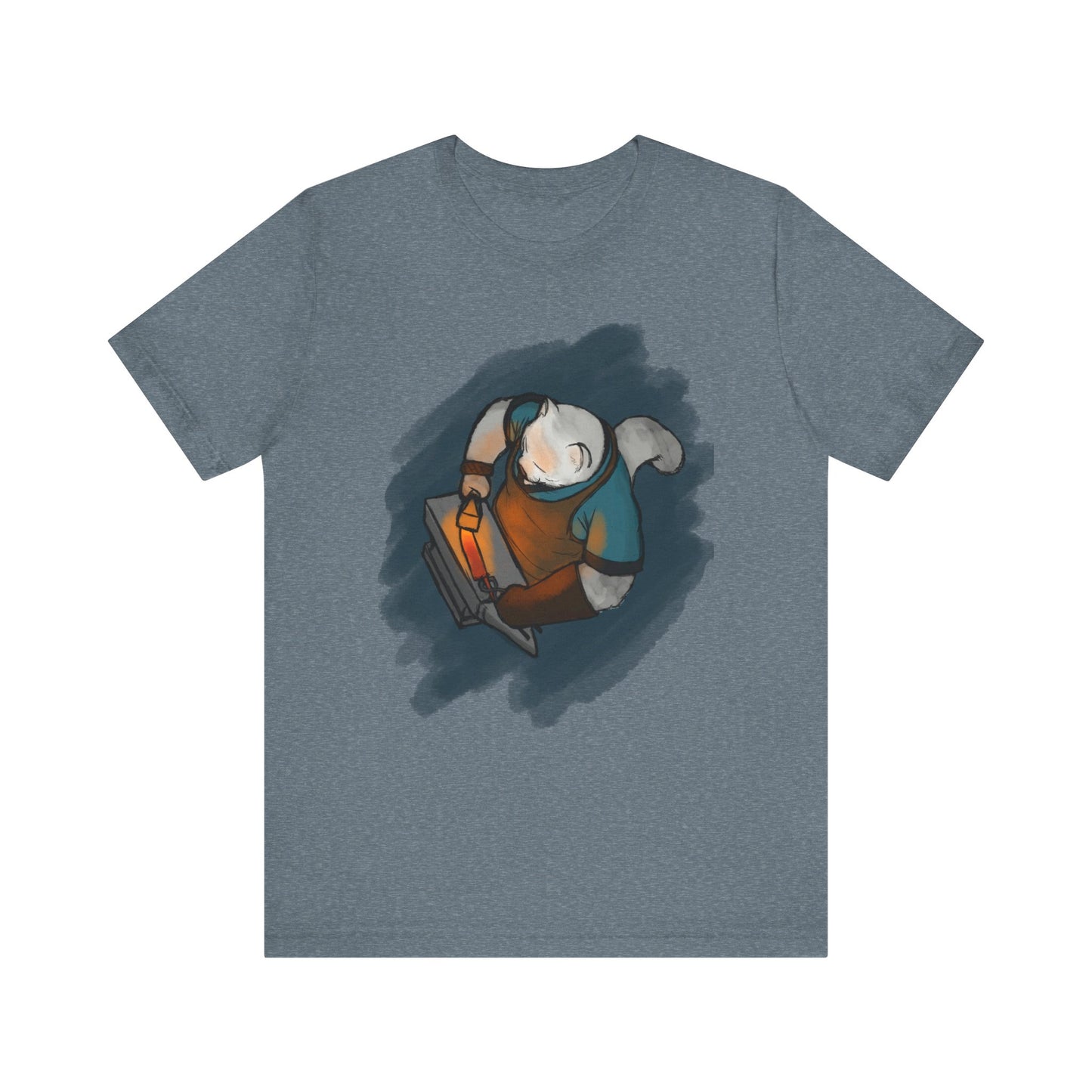 Blacksmith Cat Unisex Jersey Short Sleeve Tee