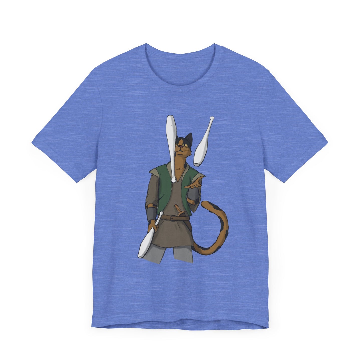 Cat juggler Unisex Jersey Short Sleeve Tee