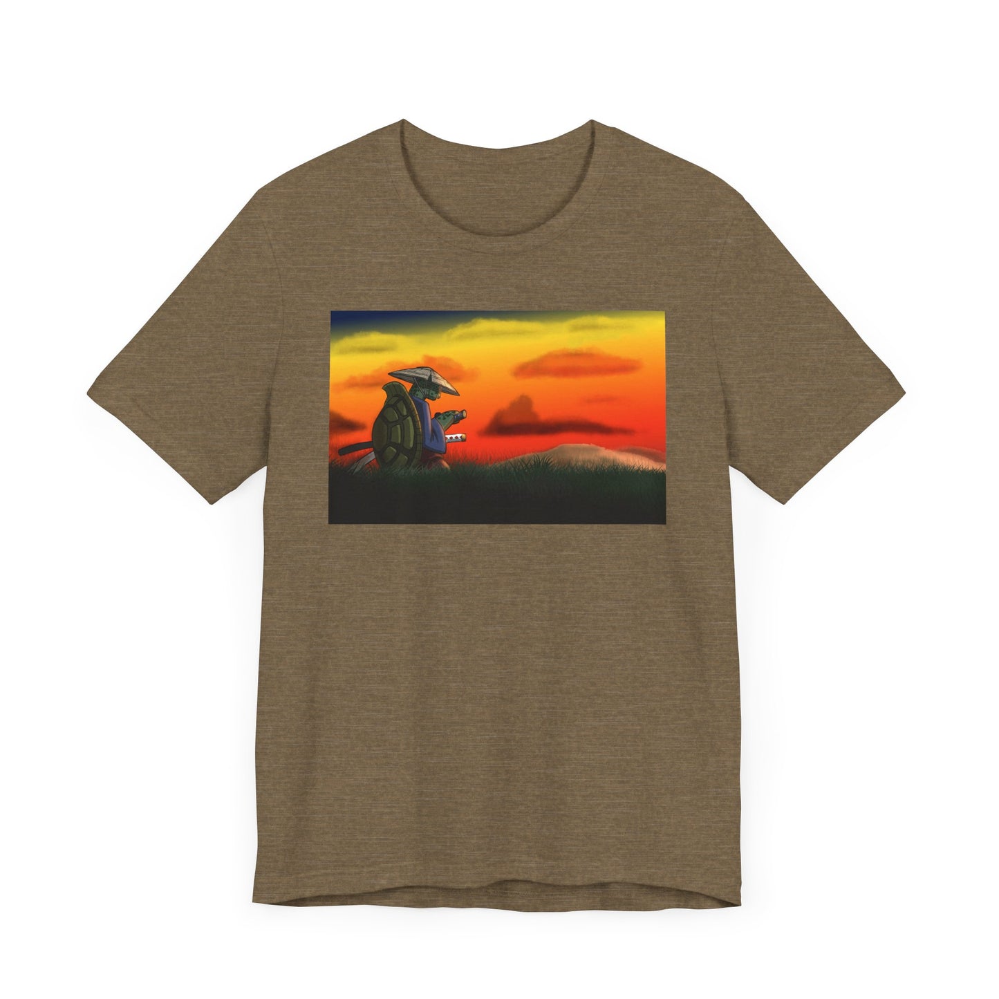 Samurai turtle Unisex Jersey Short Sleeve Tee