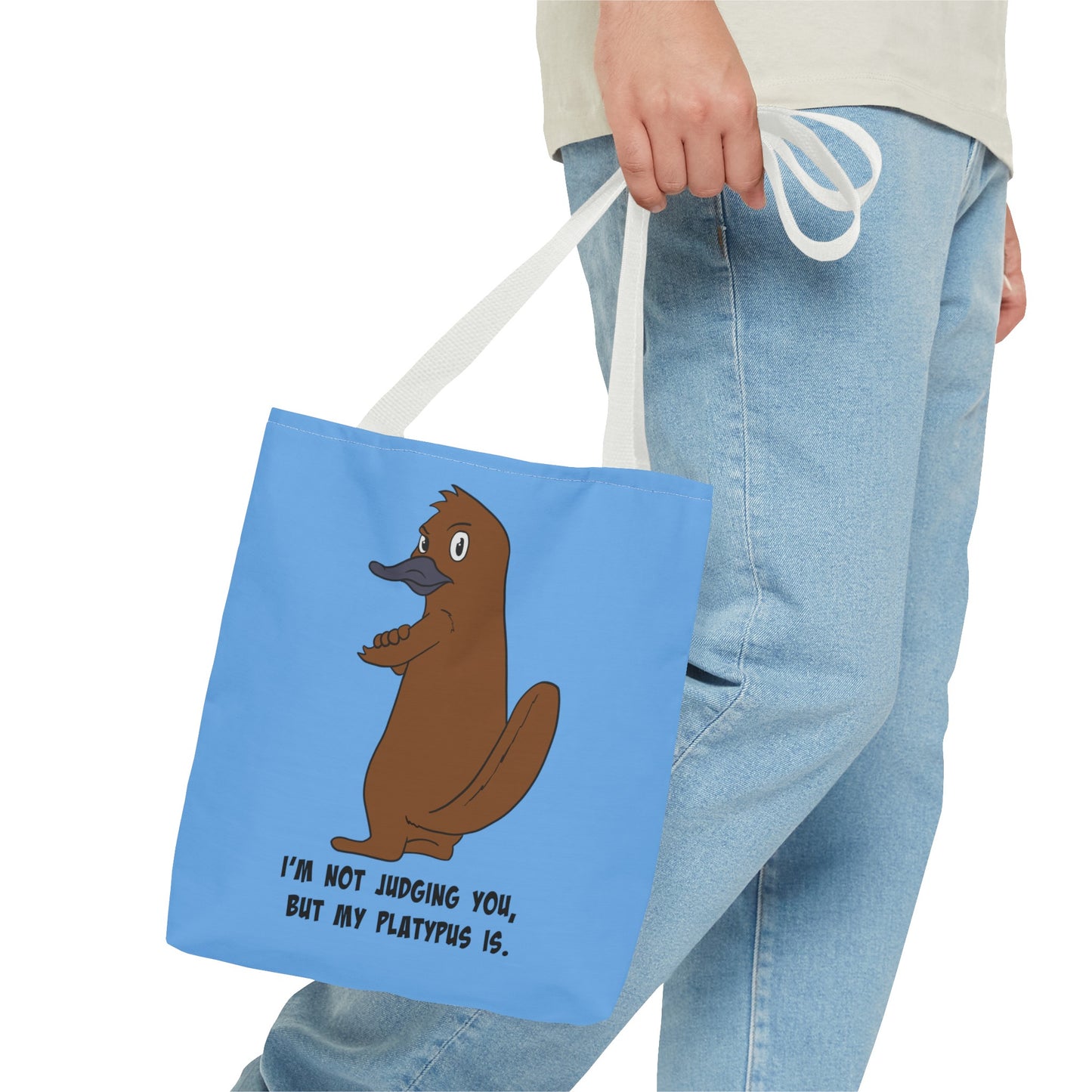 Judgy Platypus tote