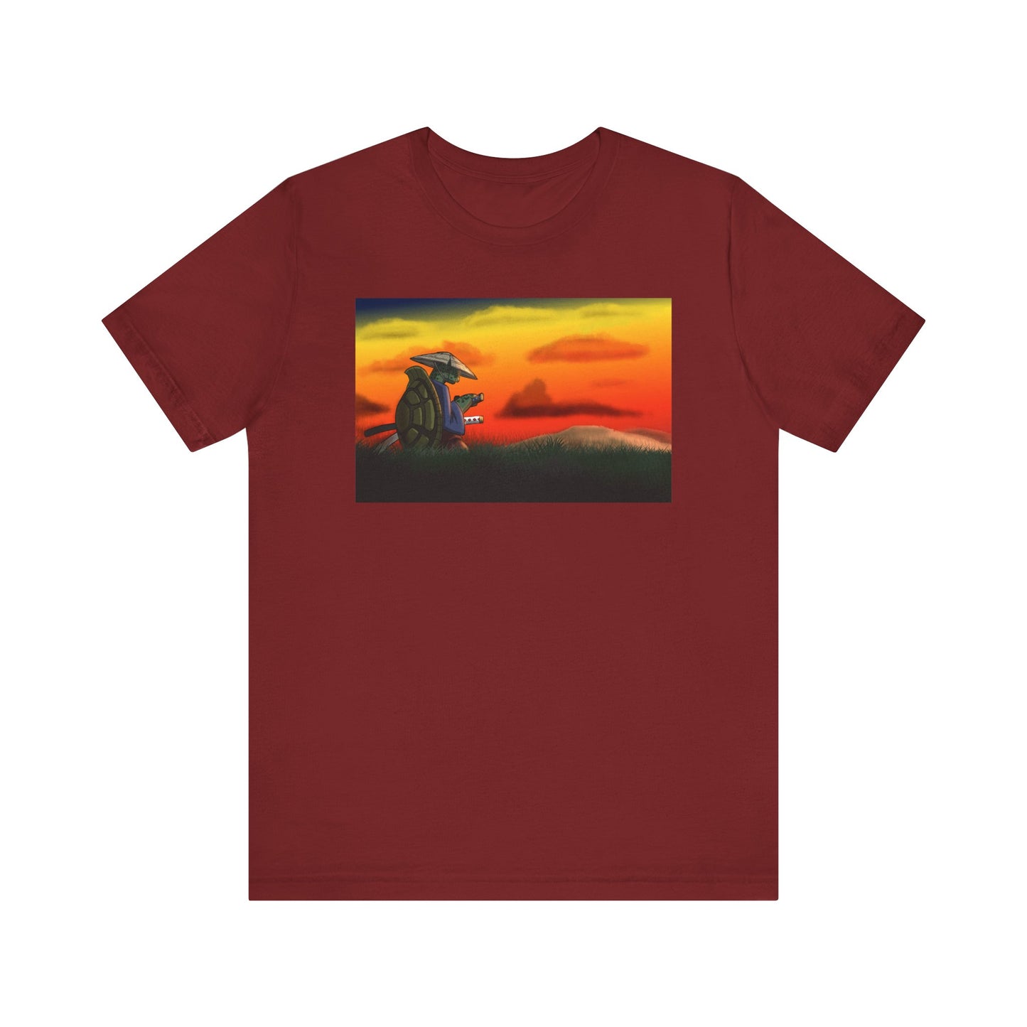 Samurai turtle Unisex Jersey Short Sleeve Tee