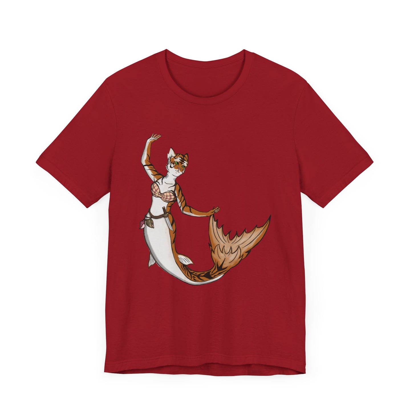 Mermaid cat Unisex Jersey Short Sleeve Tee