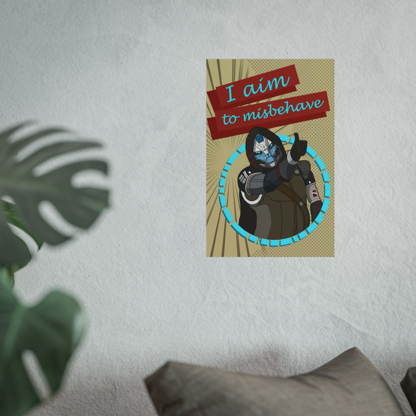 Aim to Misbehave Art Posters