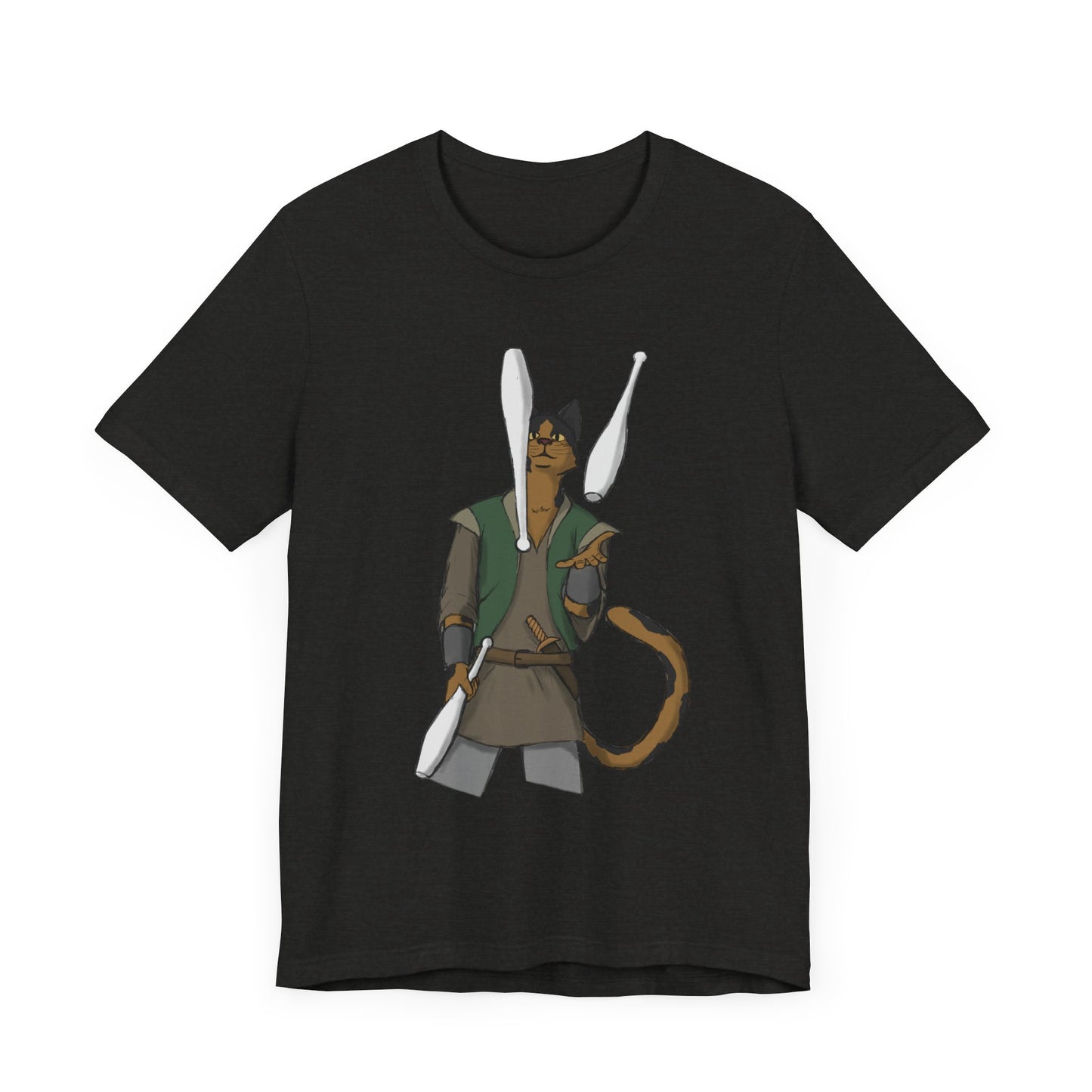 Cat juggler Unisex Jersey Short Sleeve Tee