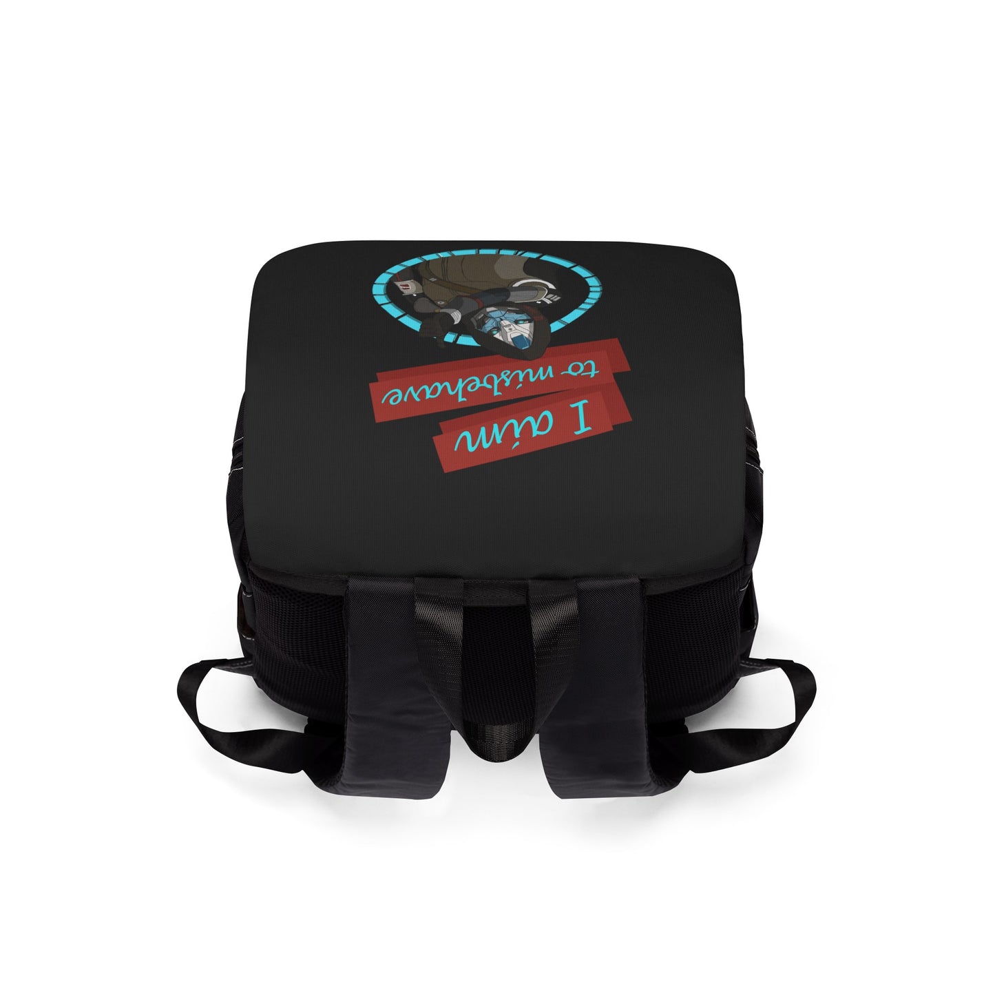 I aim to misbehave Shoulder Backpack