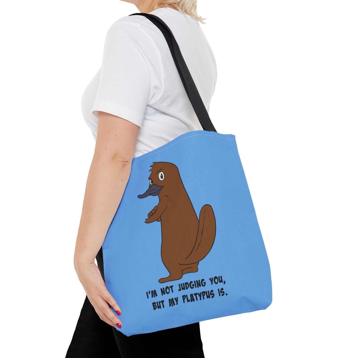 Judgy Platypus tote