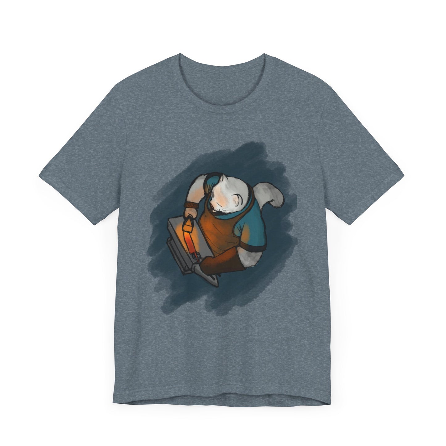 Blacksmith Cat Unisex Jersey Short Sleeve Tee