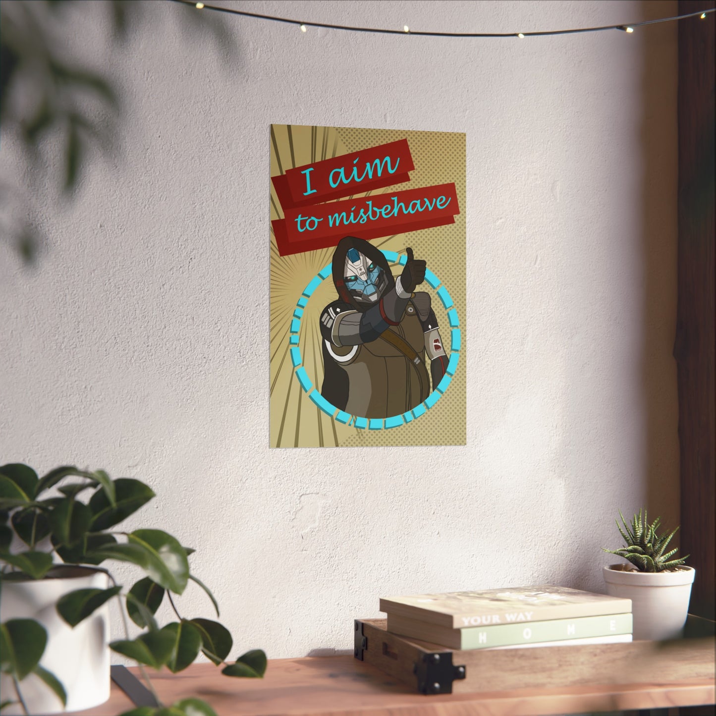 Aim to Misbehave Art Posters