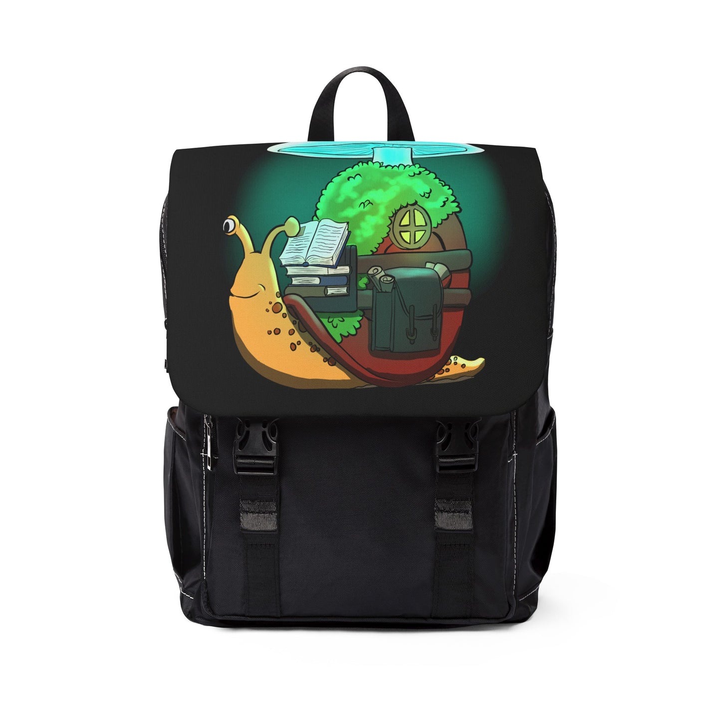 Hesiod the snail Shoulder Backpack