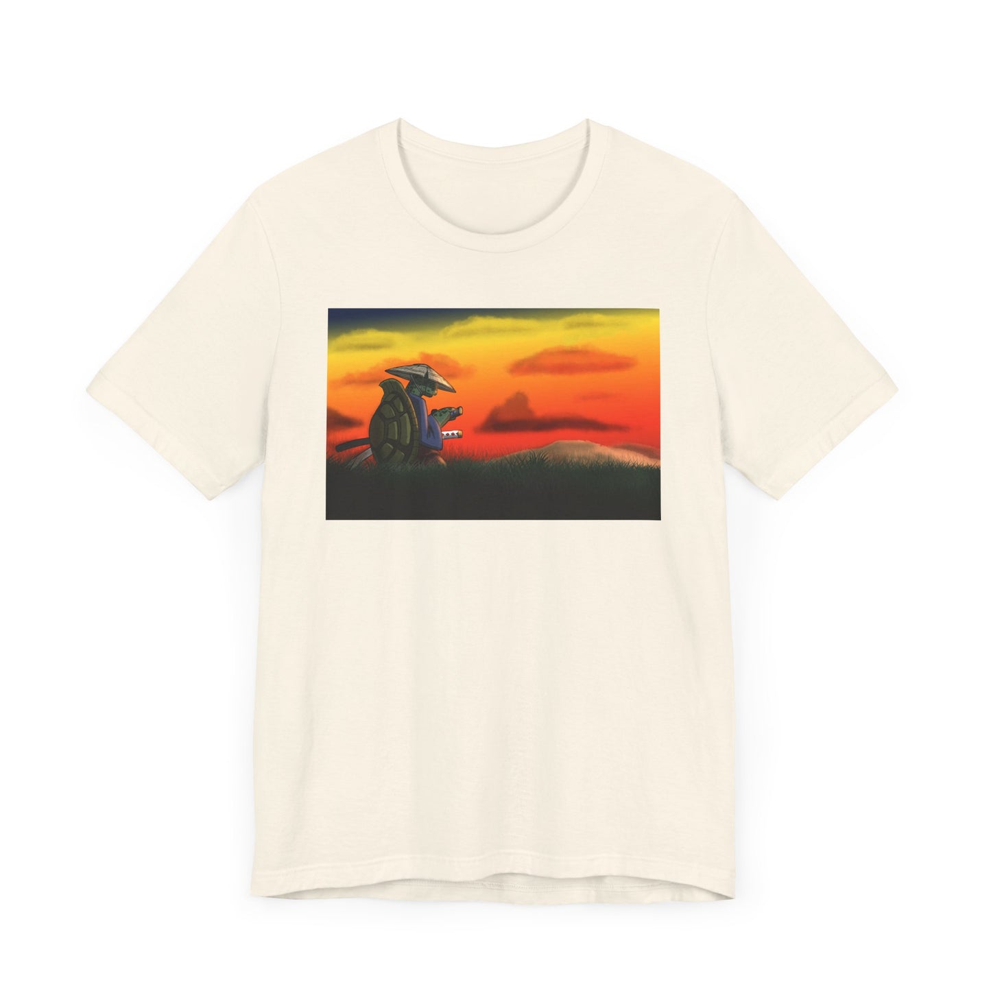 Samurai turtle Unisex Jersey Short Sleeve Tee