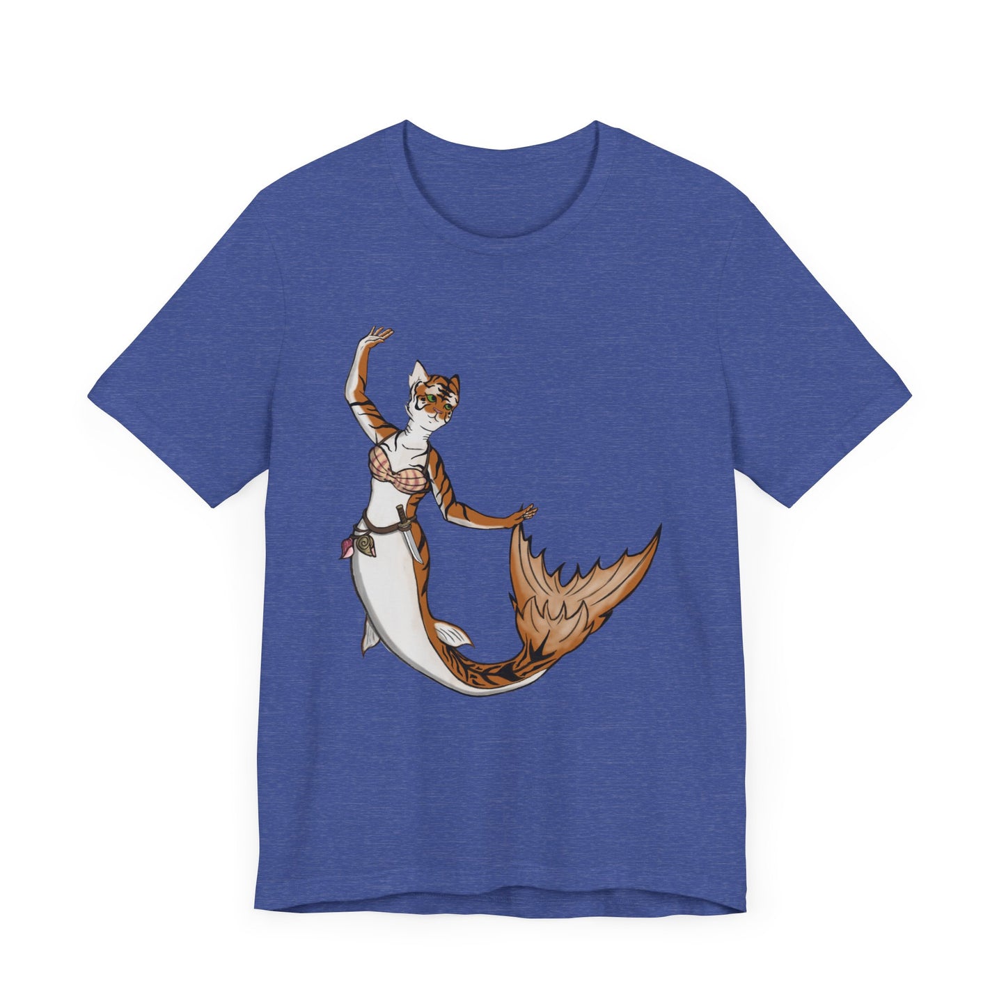 Mermaid cat Unisex Jersey Short Sleeve Tee