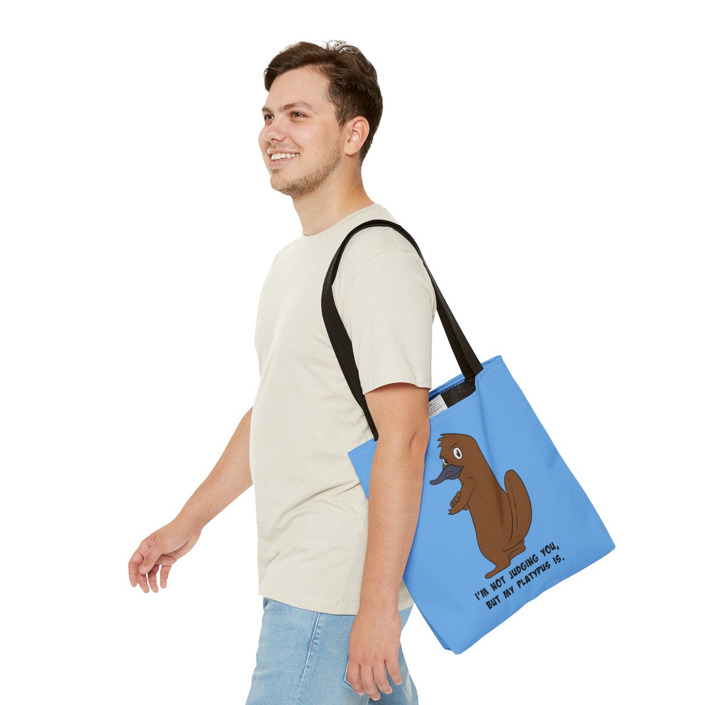 Judgy Platypus tote