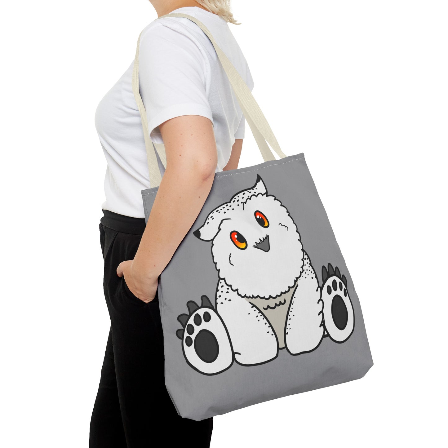 Chibi owlbear tote