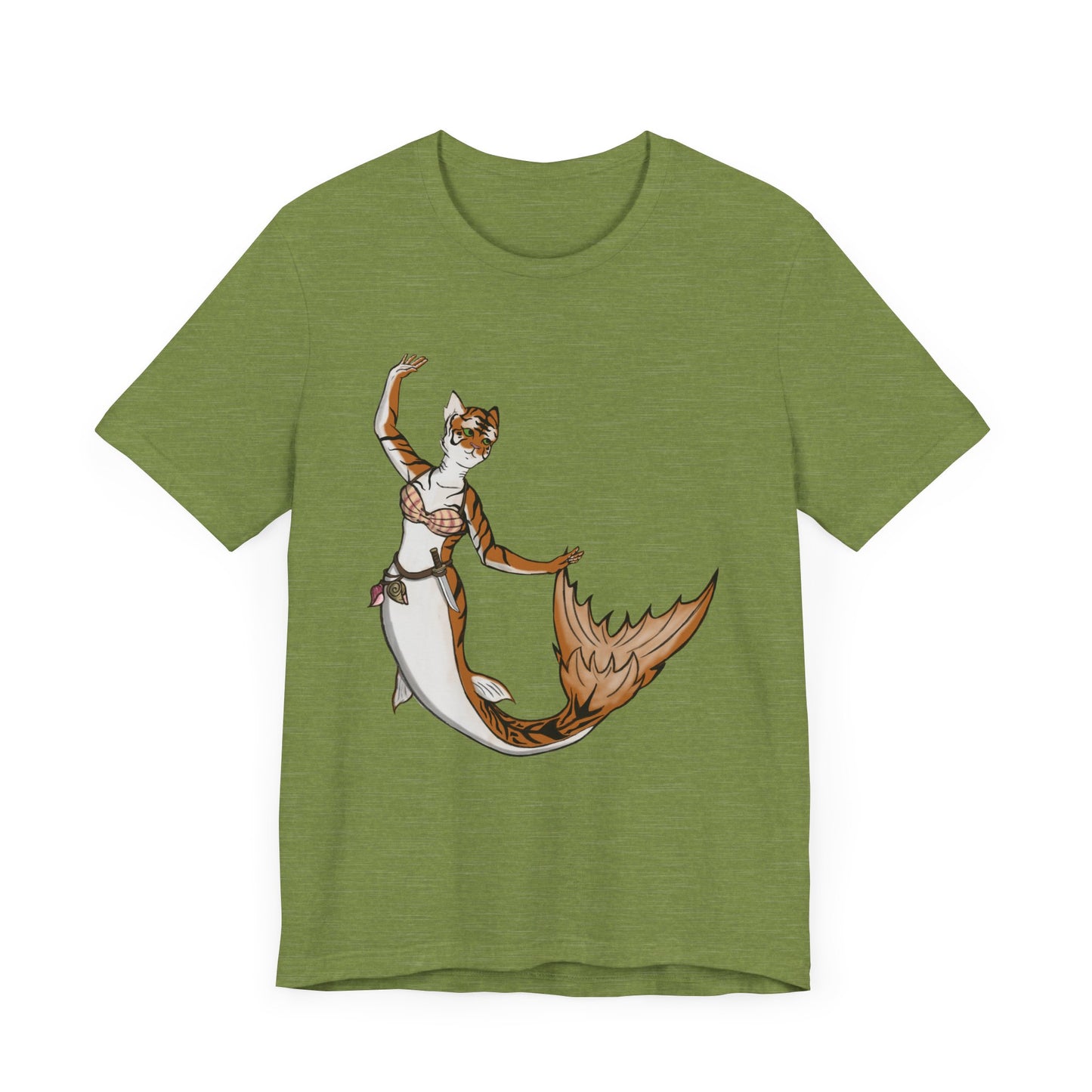 Mermaid cat Unisex Jersey Short Sleeve Tee
