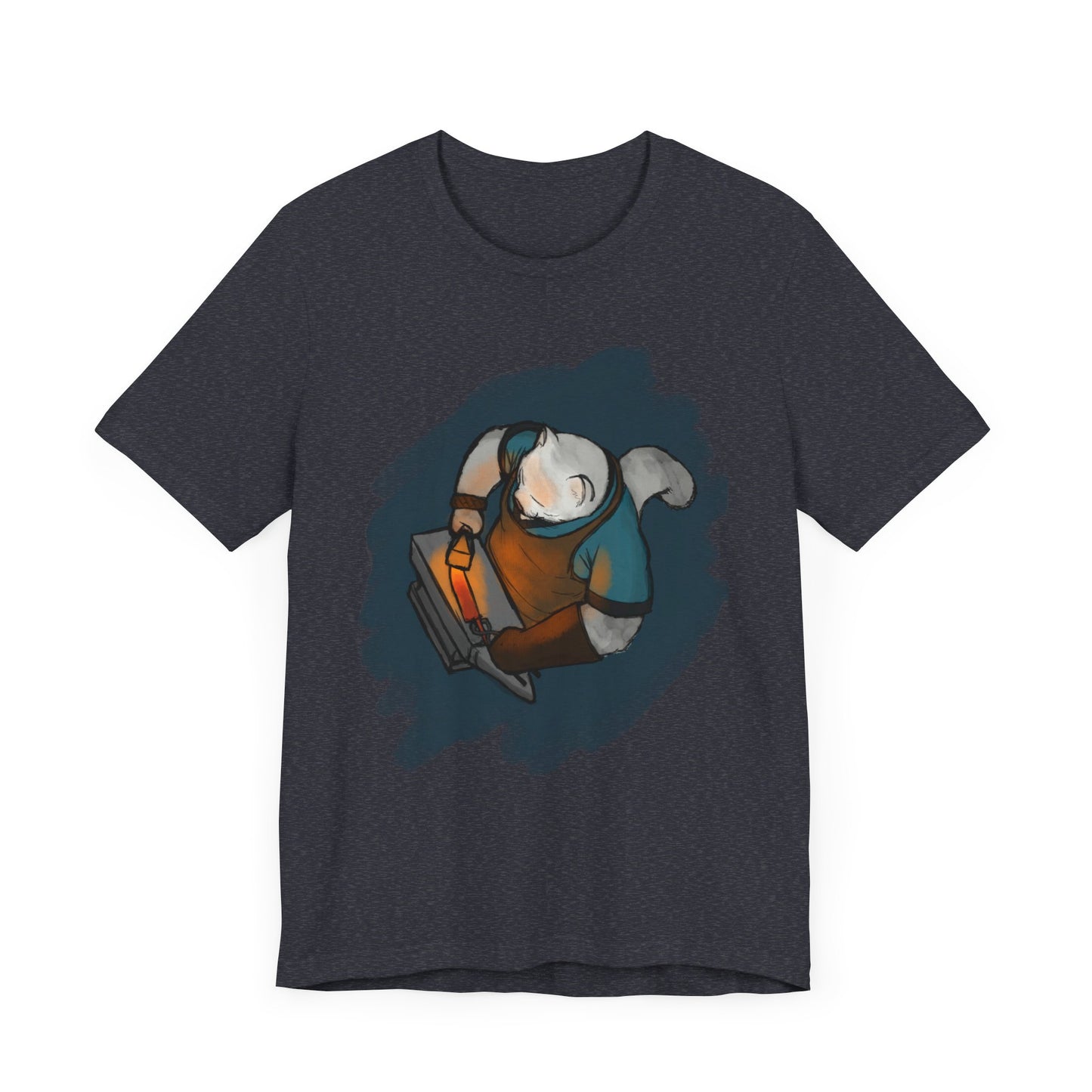Blacksmith Cat Unisex Jersey Short Sleeve Tee