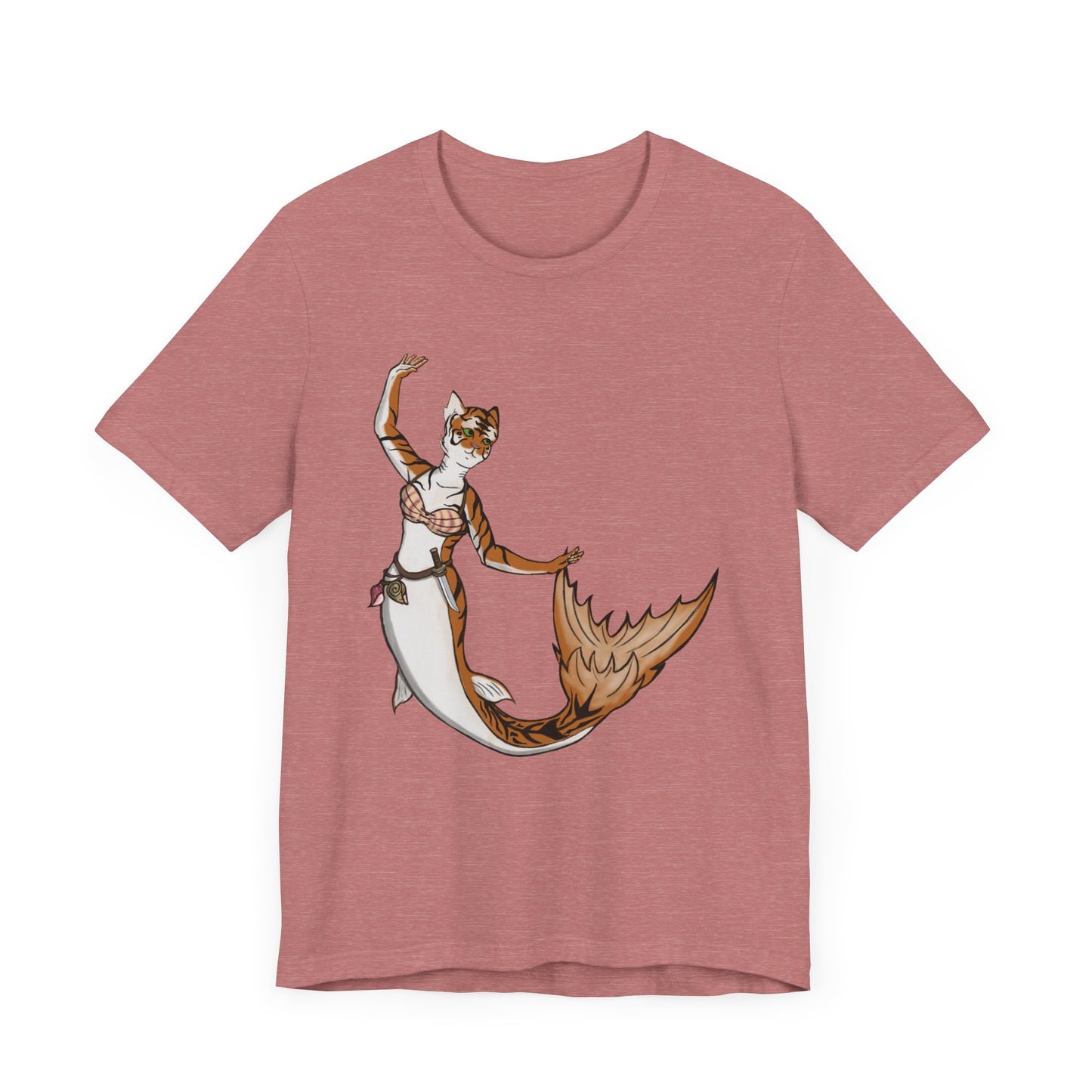 Mermaid cat Unisex Jersey Short Sleeve Tee